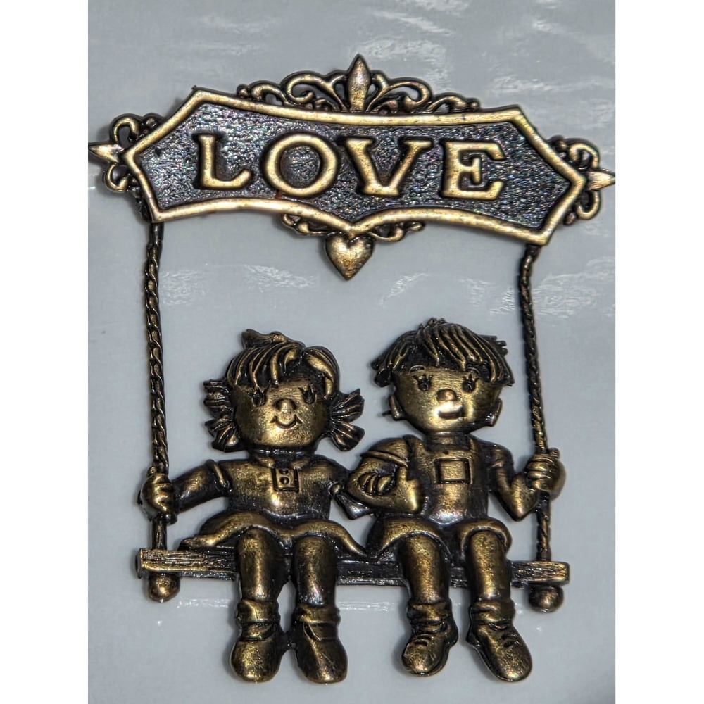 Jonette Jewelry articulated Vintage Love Brooch